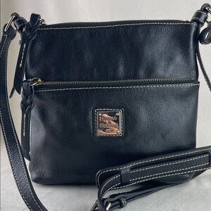 Dooney & Bourke Black Leather Crossbody Bag
